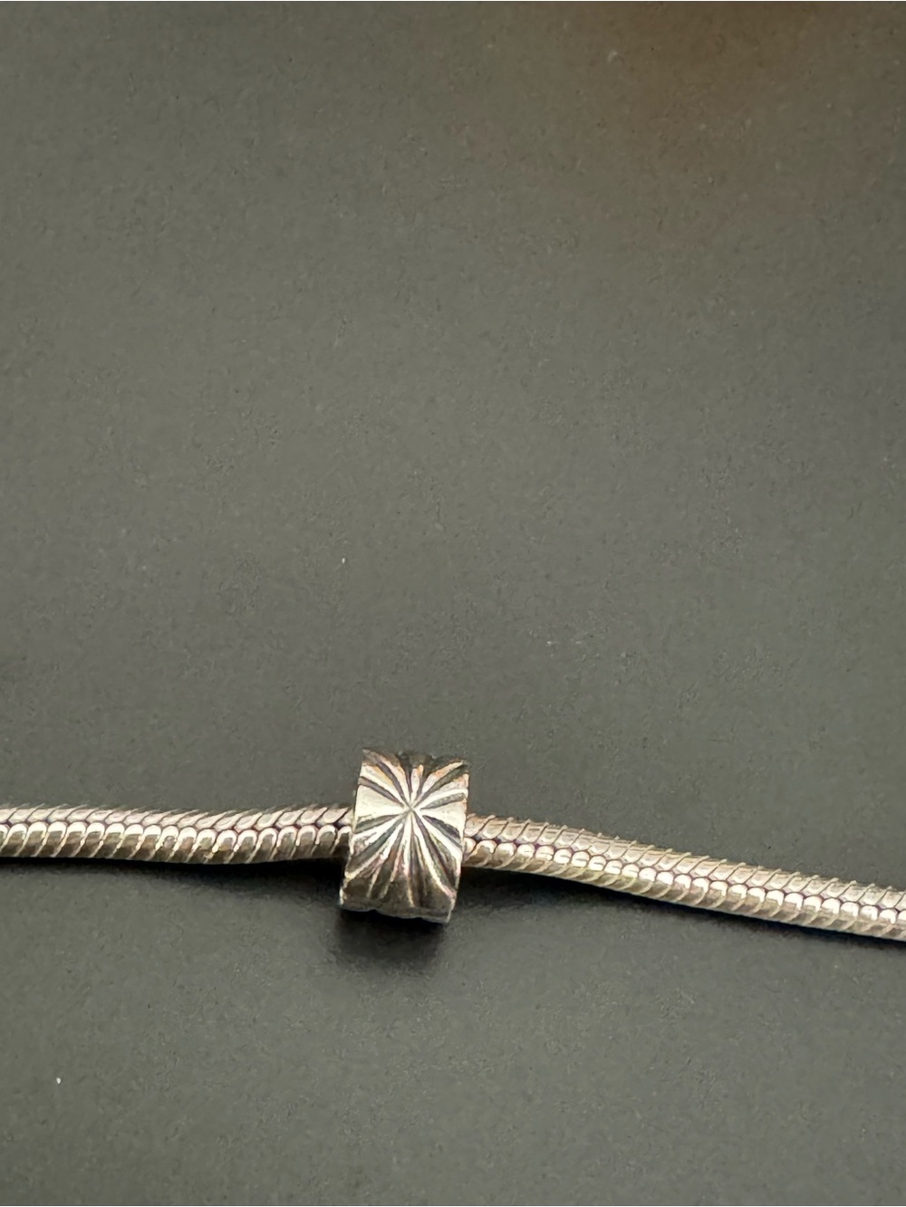 Pandora Retired Sunburst Clip Charm in 925 Sterling Silver